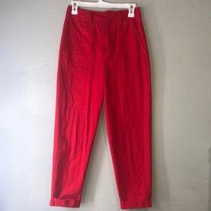 Red baggy jeans from Forever 21